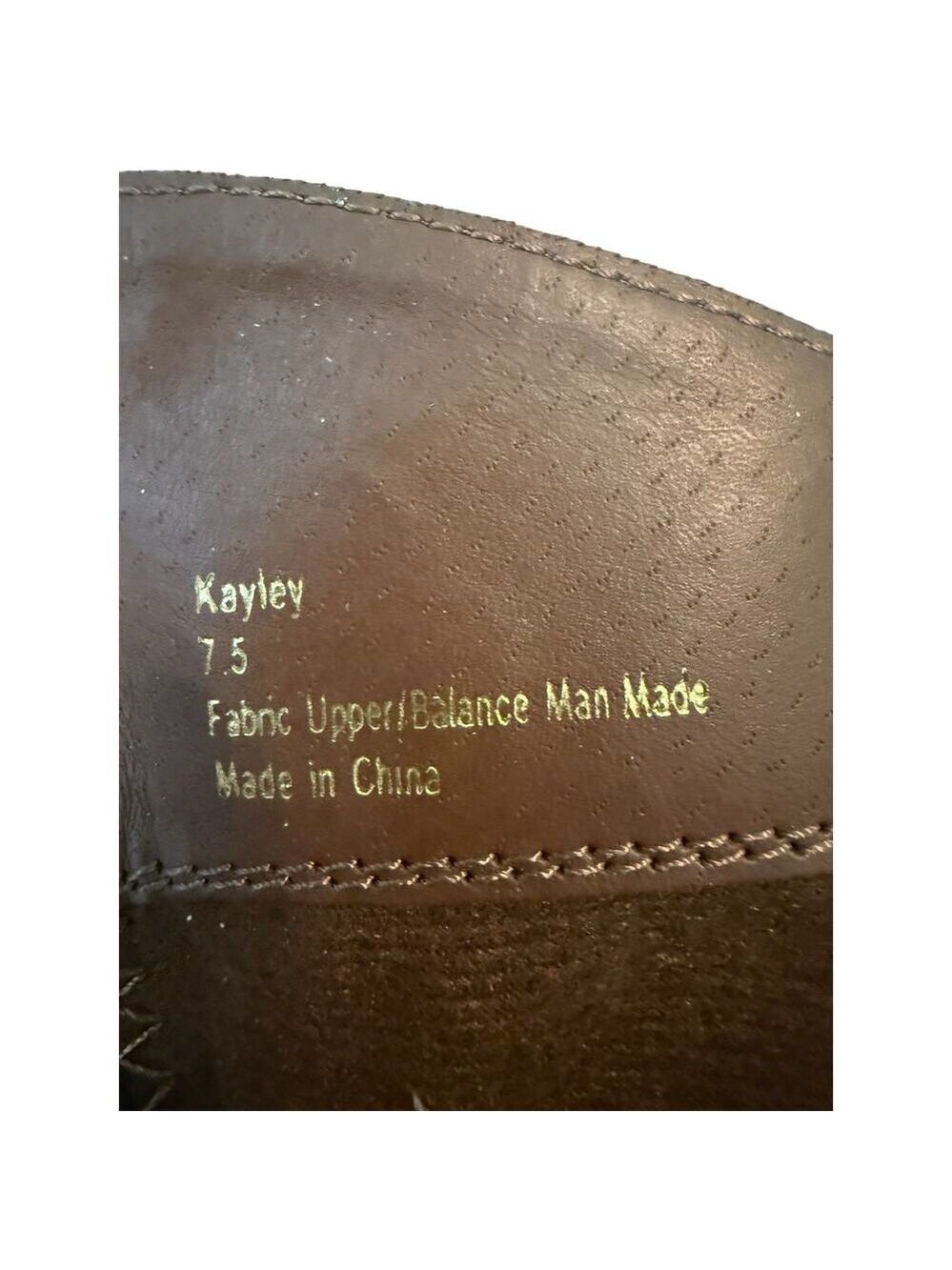 NWOT B-5 “Kayla” Knee High Boots Bulldog Zips Side Buckle Brown. 7.5 - Picture 7 of 8